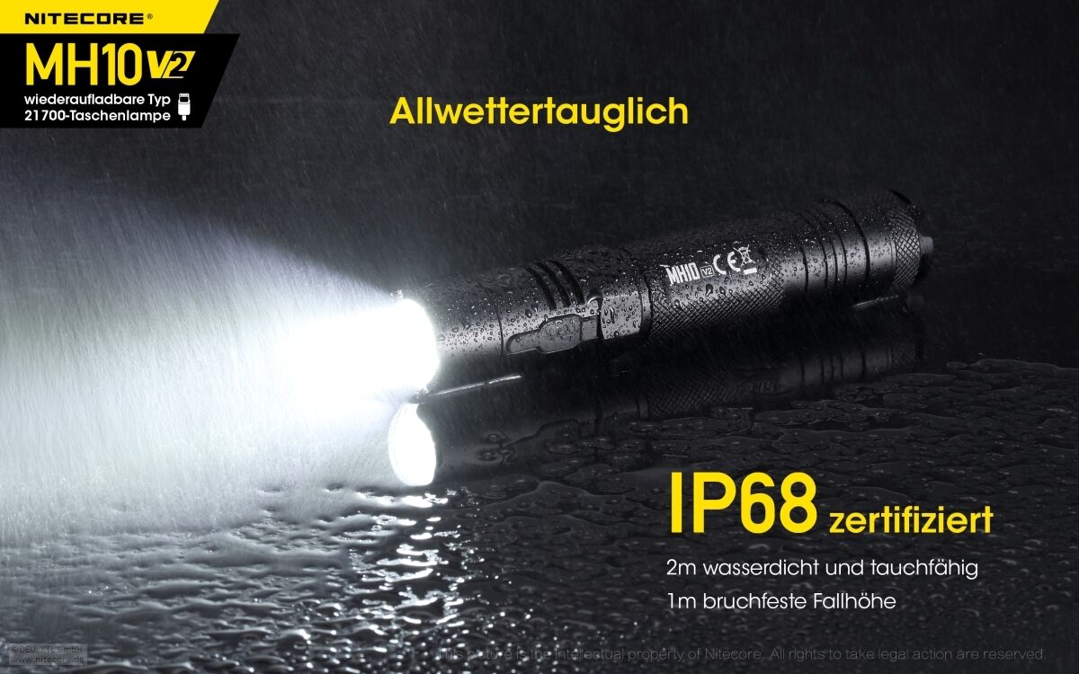 Nitecore MH10 V2 - 1200 Lumen