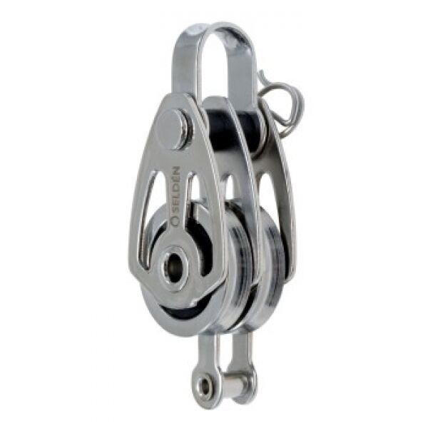 Seldén Kugellager BBB 25 Serie High Load Zweifach mit Bolzen und Unterbügel (25mm)