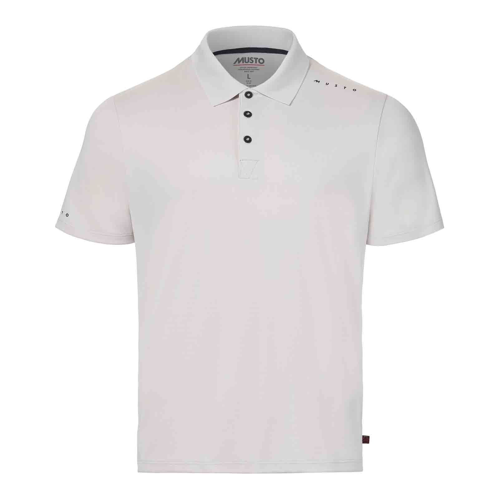Musto Evo Crew Sunblock Polo - Platinum
