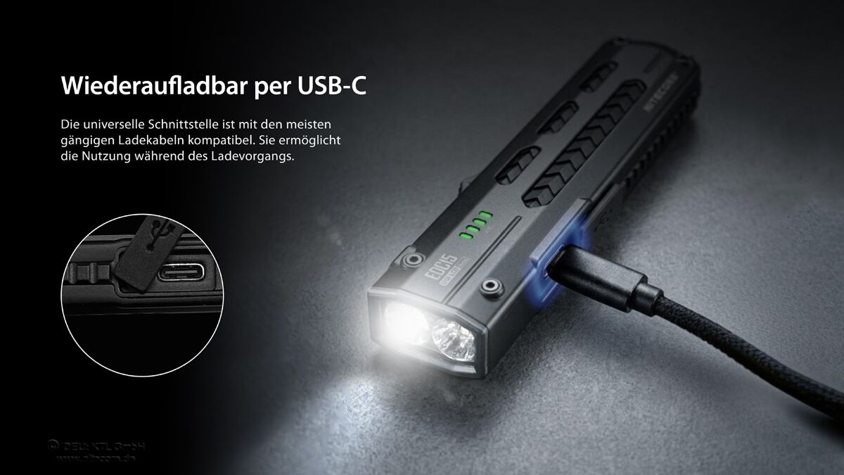 Nitecore EDC15 - 1200 Lumen +UV