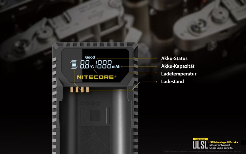 Nitecore ULSL - für Leica Cameras