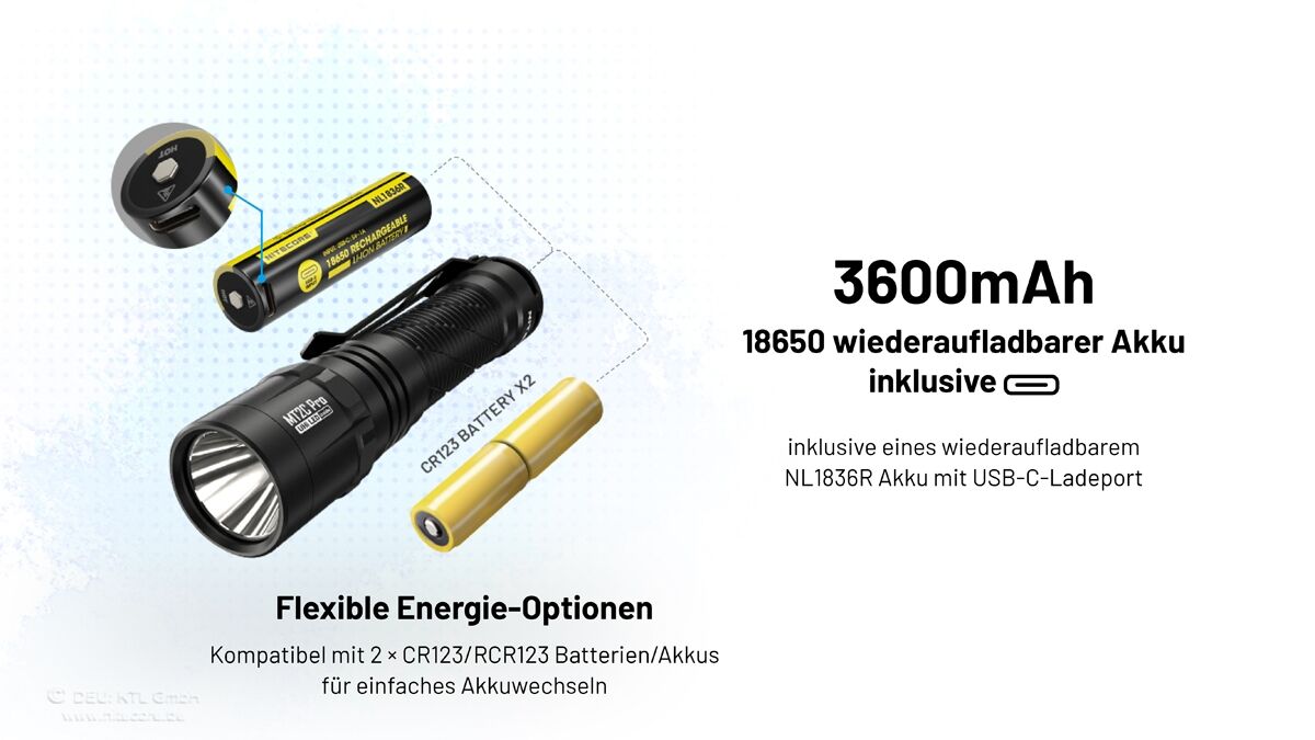 Nitecore MT2C PRO - 1800 Lumen