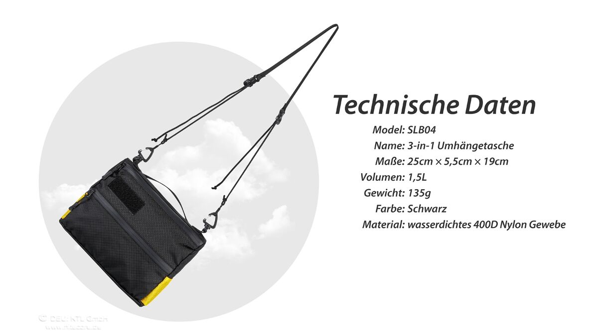 Nitecore SLB04 - Slingbag, 1,5 Liter