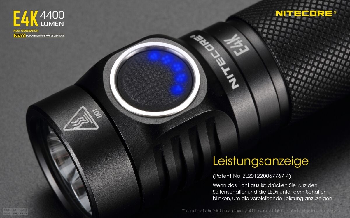 Nitecore E4K - 4400 Lumen