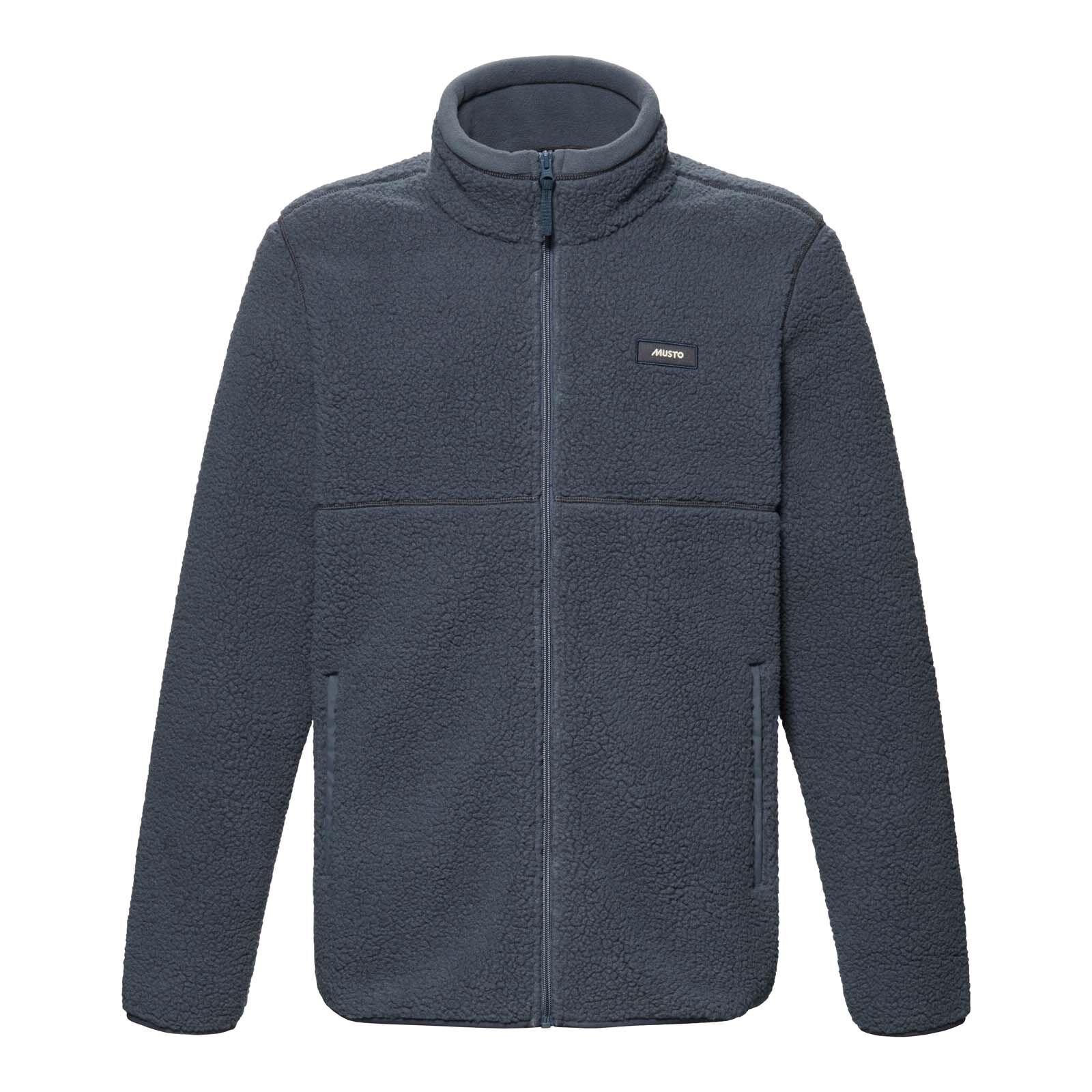 Musto M COVE DEEP PILE FLEECE JKT - Alpine Frost, M