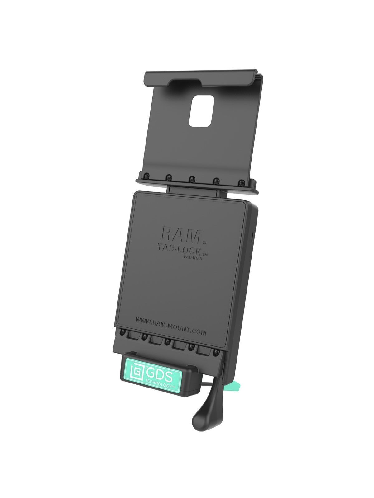 RAM Mounts GDS Dockingstation Samsung Galaxy Tab S4 10.5 (SM-T830/-T835/-837) in IntelliSkin-Lade-/Schutzhüllen - abschließbar, Stromanbindung, AMPS-A