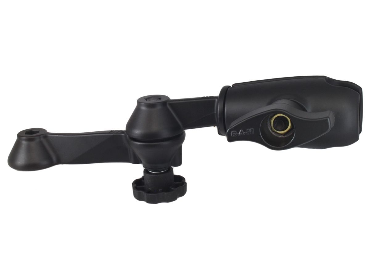 RAM Mounts Doppel-Schwenkarm mit D-Kugel Aufnahme (2,25 Zoll) - im Polybeutel