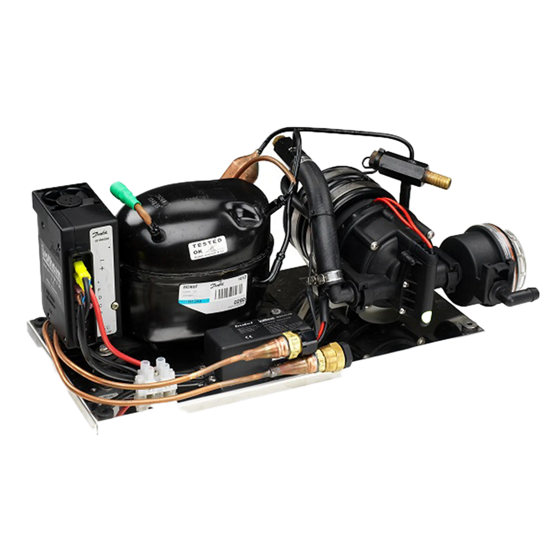 Indel Webasto Marine Isotherm Kompressor Magnum BD50F komplett mit Steuereinheit und Anschlüssen.