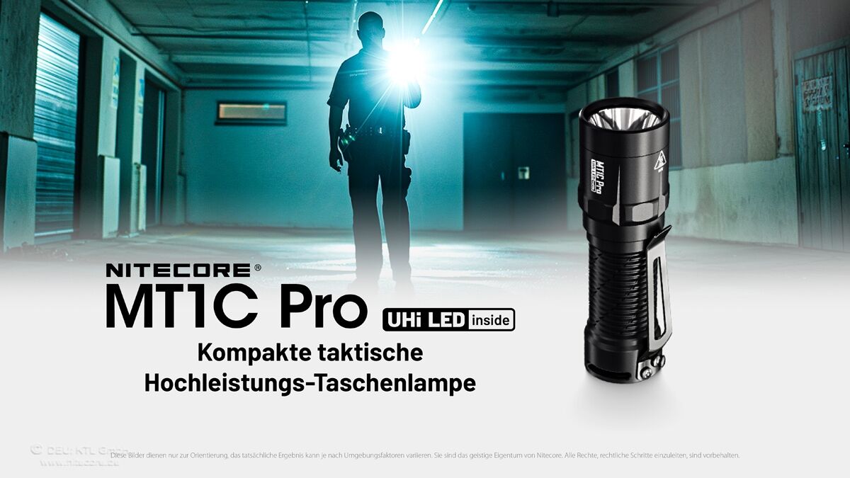 Nitecore MT1C PRO - 1000 Lumen