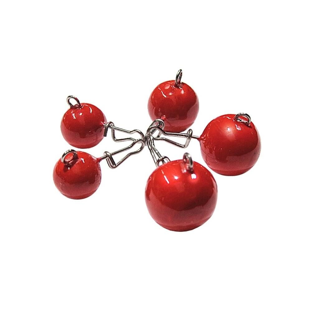 Jenzi Snap-Heads, Rote Bleiköpfe 8 g Gewicht 12 g