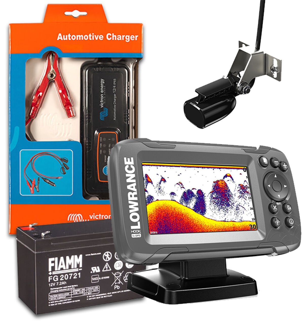 Hook2-4x_Action_Pack Lowrance Hook2-4x Echolot Fishfinder Action Pack
