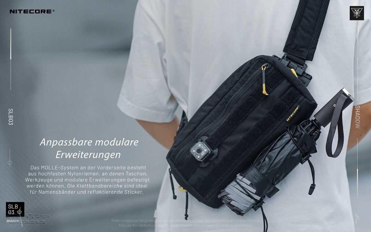 Nitecore SLB03 - Slingbag, 1,6 Liter