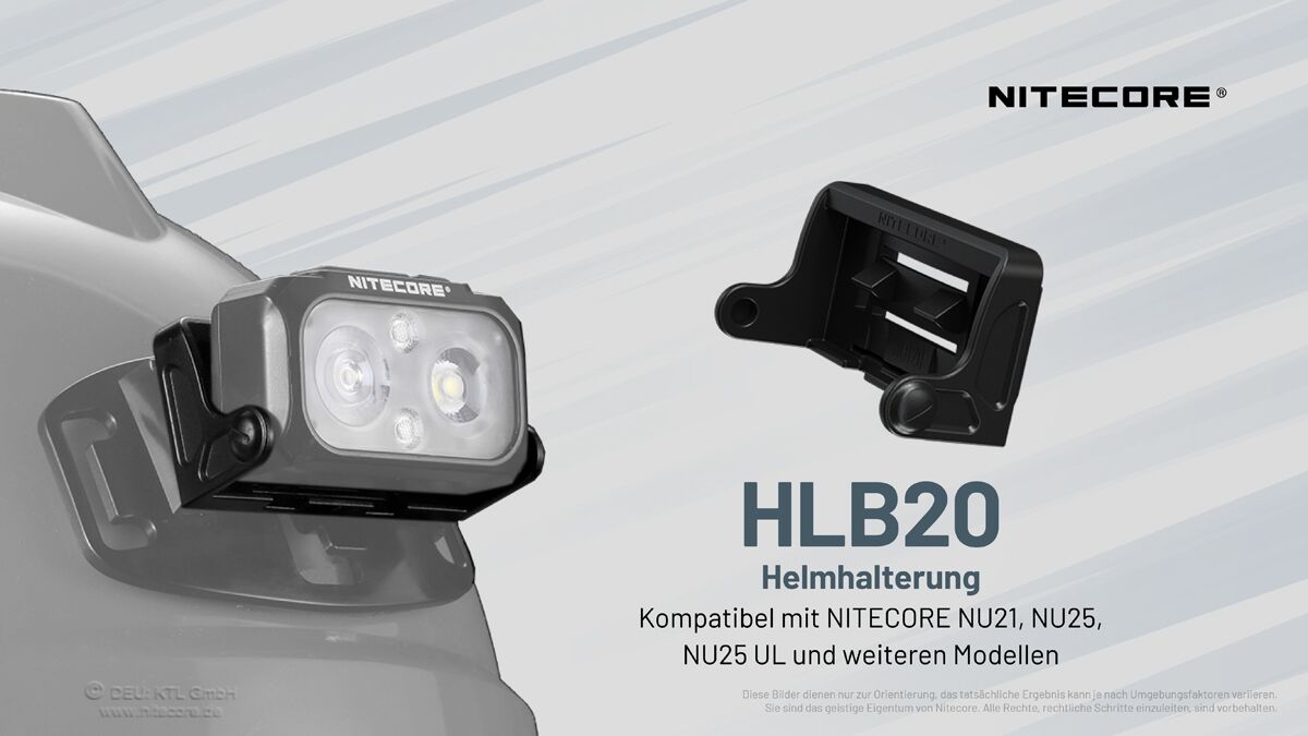 Nitecore Aufnahme für NU5X-Modelle