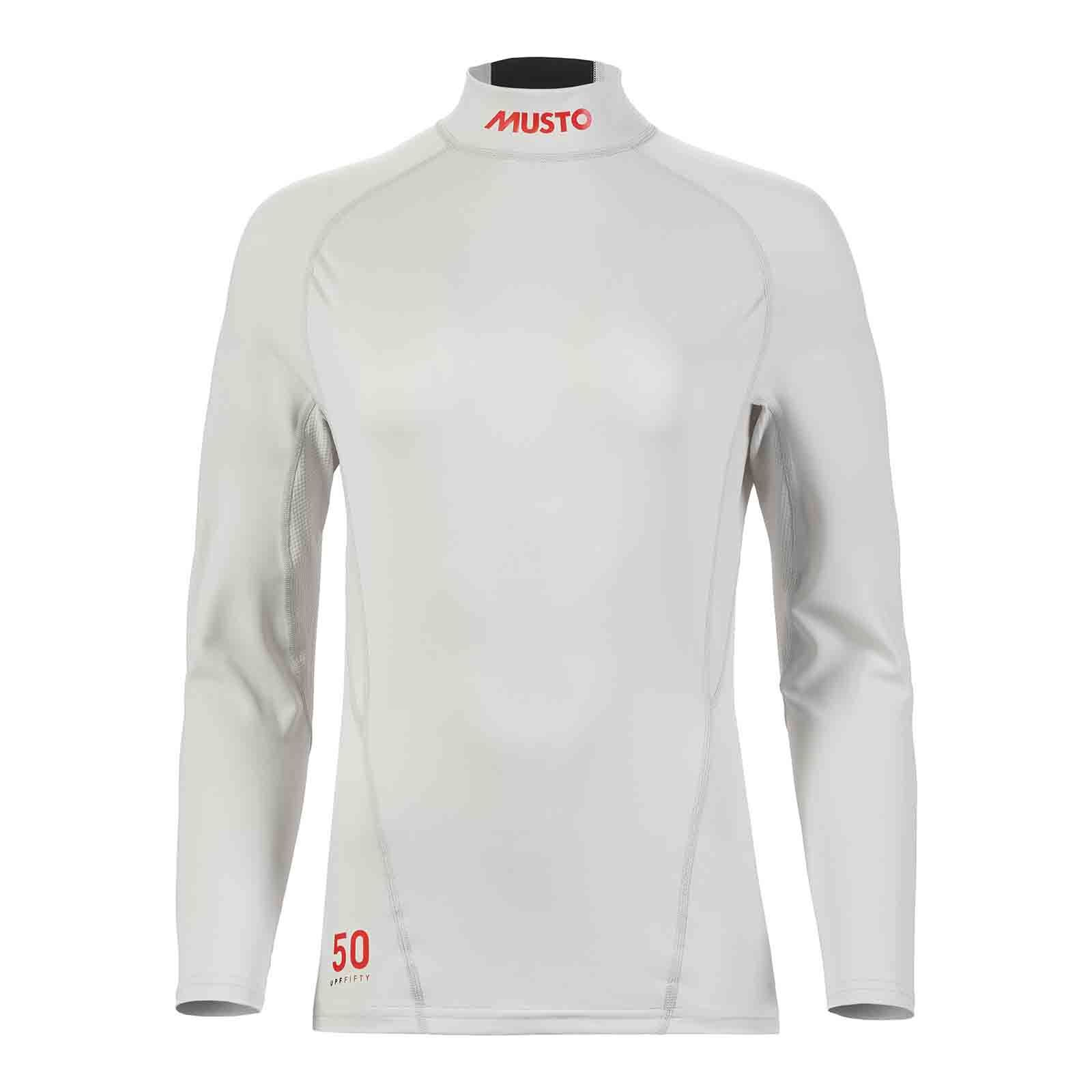 Musto Damen Flexlite Cool Long Sleeve Top - Platinum