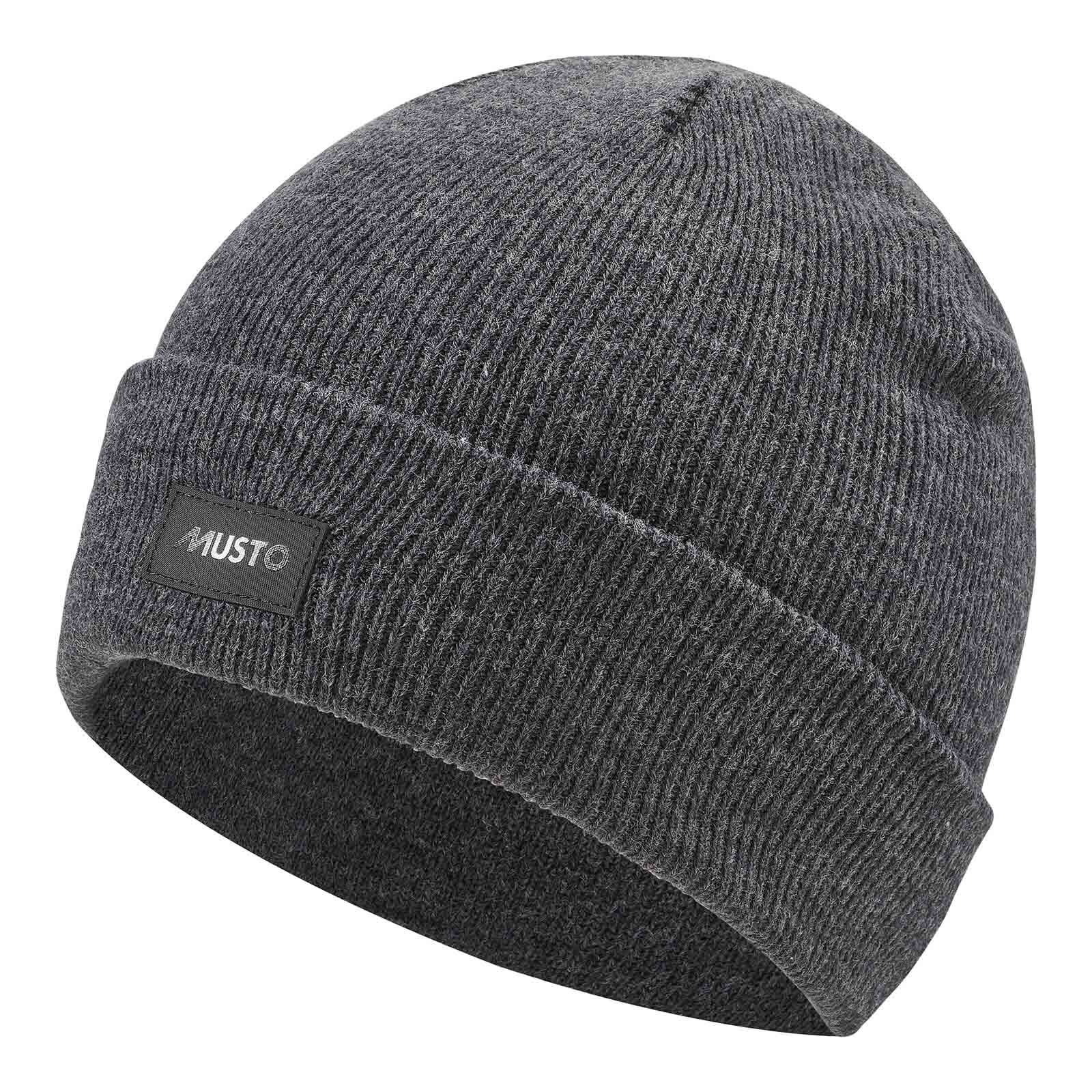 Musto Shaker Cuff Beanie - Dark Grey Marl