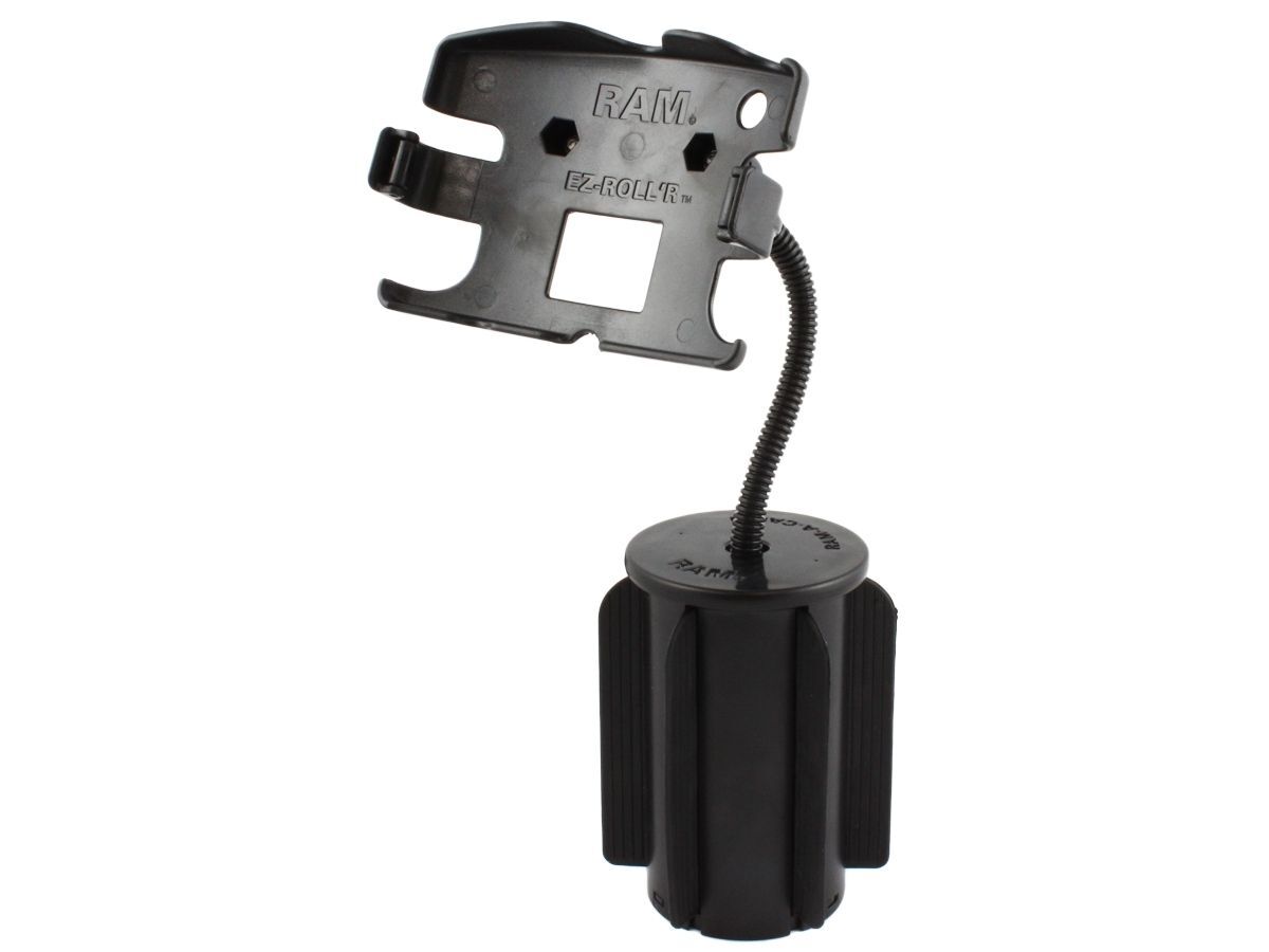 RAM Mounts RAM-A-CAN II Verbundstoff-Halterung für TomTom 720/920 - für Fahrzeug-Getränkehalter, Basis mit Gummilippen, flexibler Arm (ca. 150 mm), im
