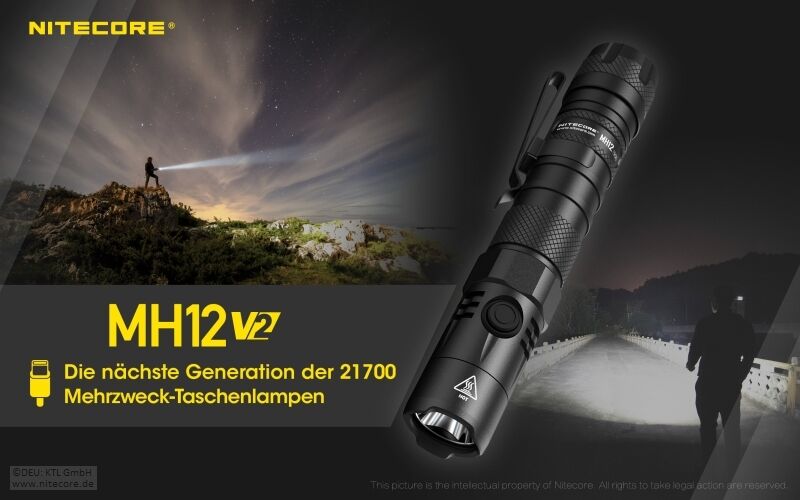 Nitecore MH12 V2 - 1200 Lumen