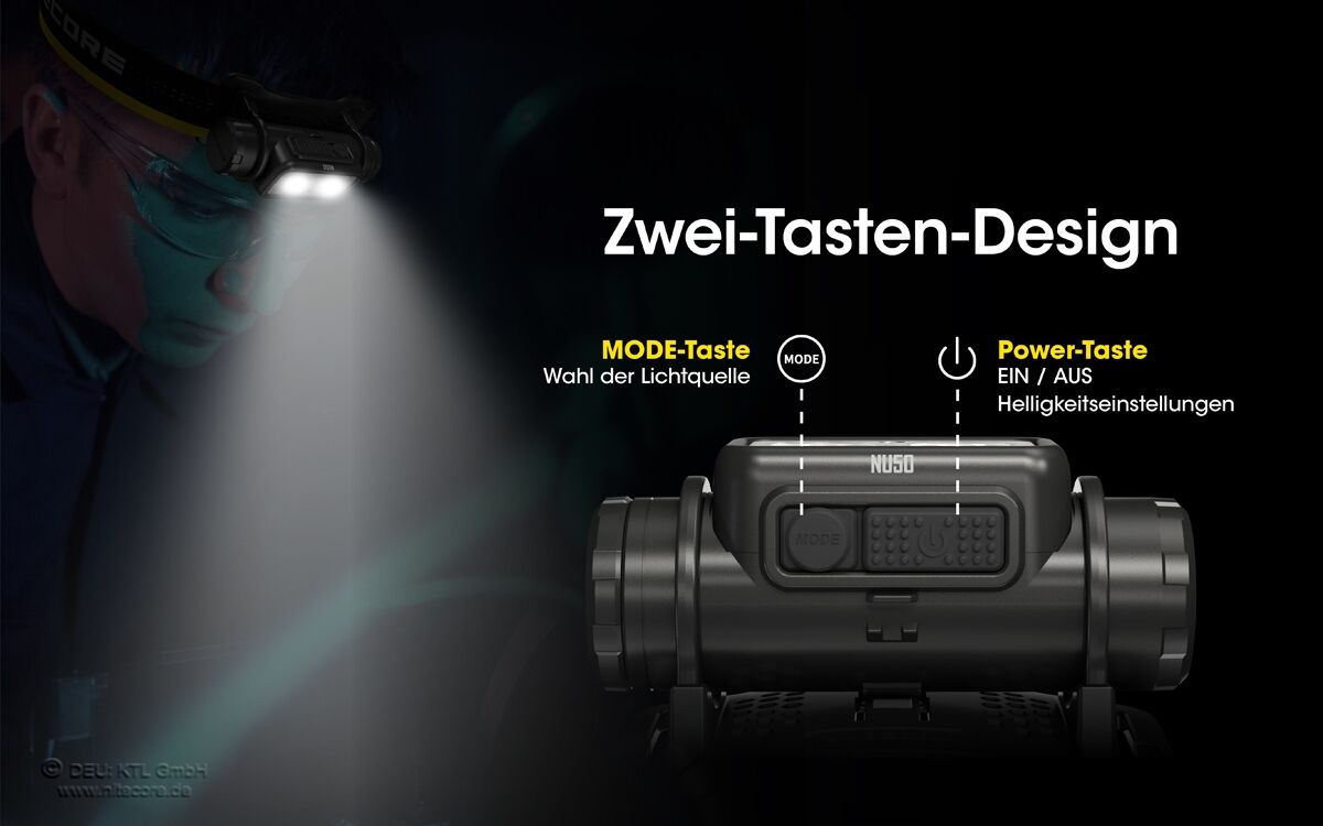 Nitecore NU50 - 1400 Lumen