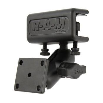 RAM Mounts Luftfahrt-Set - B-Kugel (1 Zoll), Panel-Klammer, kurzer Verbindungsarm, rechteckige Basisplatte (AMPS)