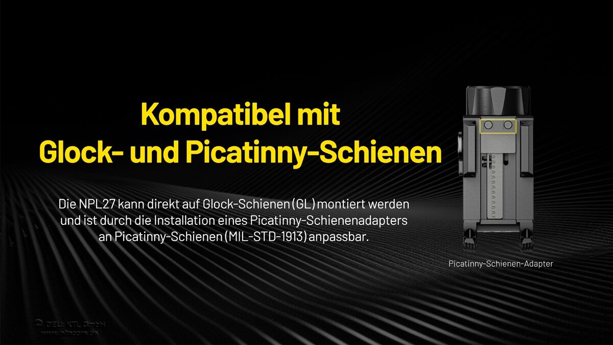 Nitecore Waffenleuchte NPL27