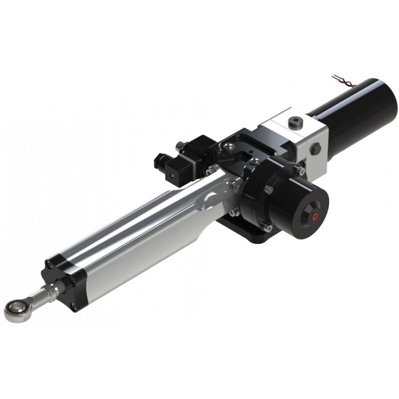 Hy-Pro ML+40-8 hydraulischer Autopilot Linearantrieb 12 V – 200 mm Hub, 50 W