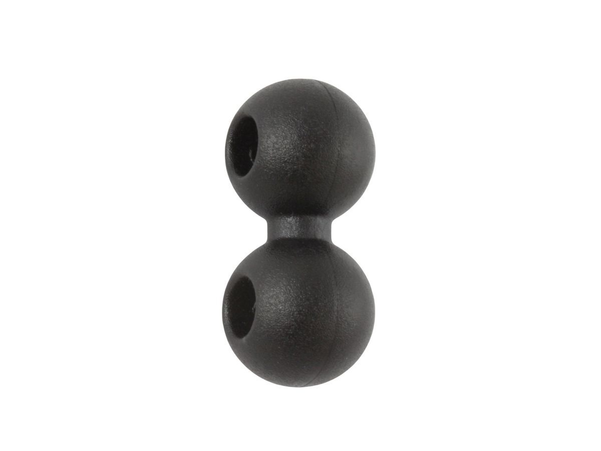 RAM Mounts Verbundstoff Doppelkugel-Adapter Lil' Buddy - Snap Link zu Snap Link Kugel, im Polybeutel