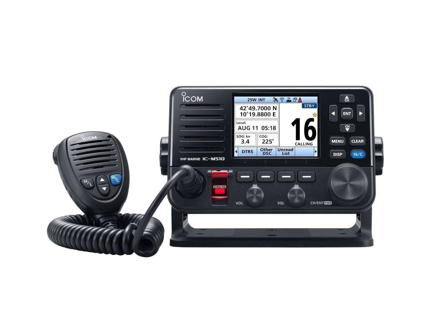 Icom IC-M510E MK2 NMEA2000 UKW Sprechfunkgerät  (DSC/ATIS) Icom IC-M510E MK2 NMEA2000 UKW Sprechfunkgerät  (DSC/ATIS)