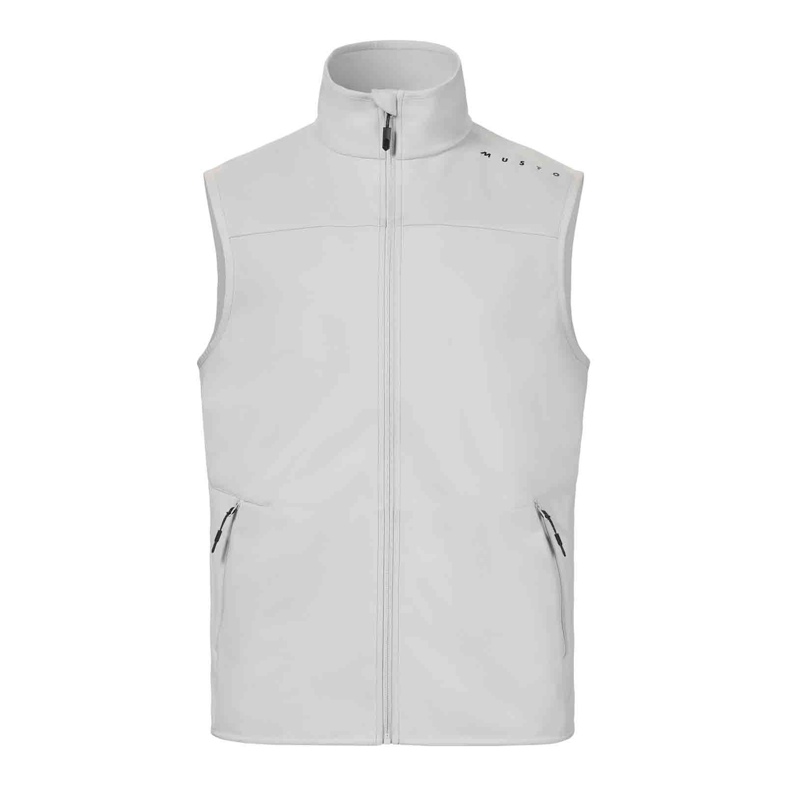 Musto Evo Crew Softshell Weste - Platinum