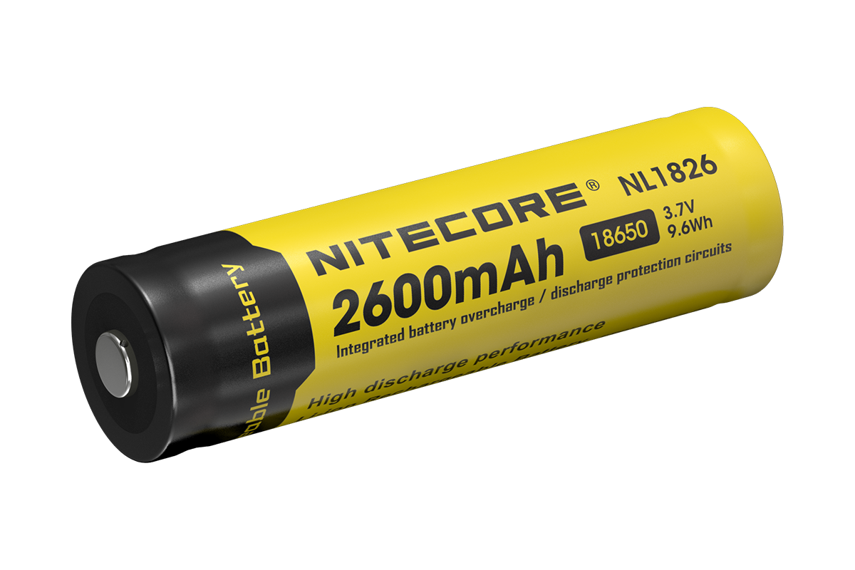 Nitecore Li-Ion Akku Typ 18650 - 2600mAh - NL1826