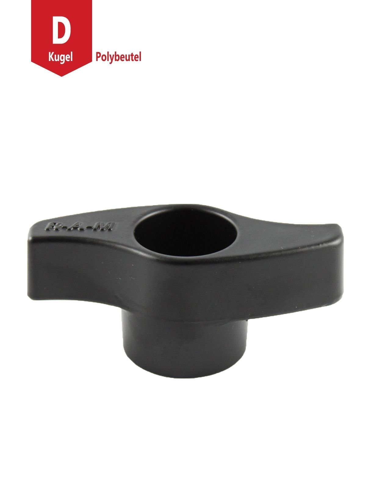RAM Mounts Metall-Drehverschluss (95 mm) für D-Kugel (2,25 Zoll) Verbindungsarme - ohne Zubehör, im Polybeutel
