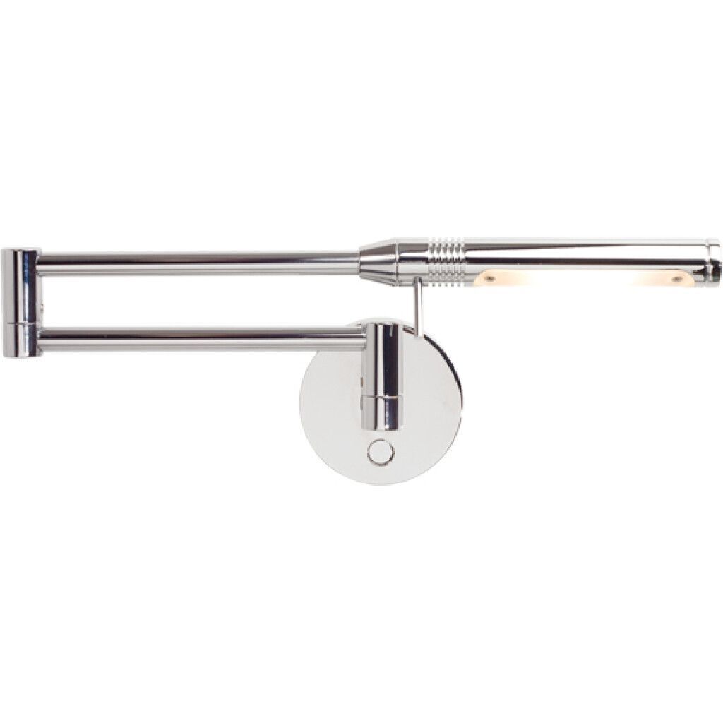 KIRA chrom-glanz, rot/warmweiß, 10-30V DC, max. 3 W, mit Dimmer, max. 393mm lang