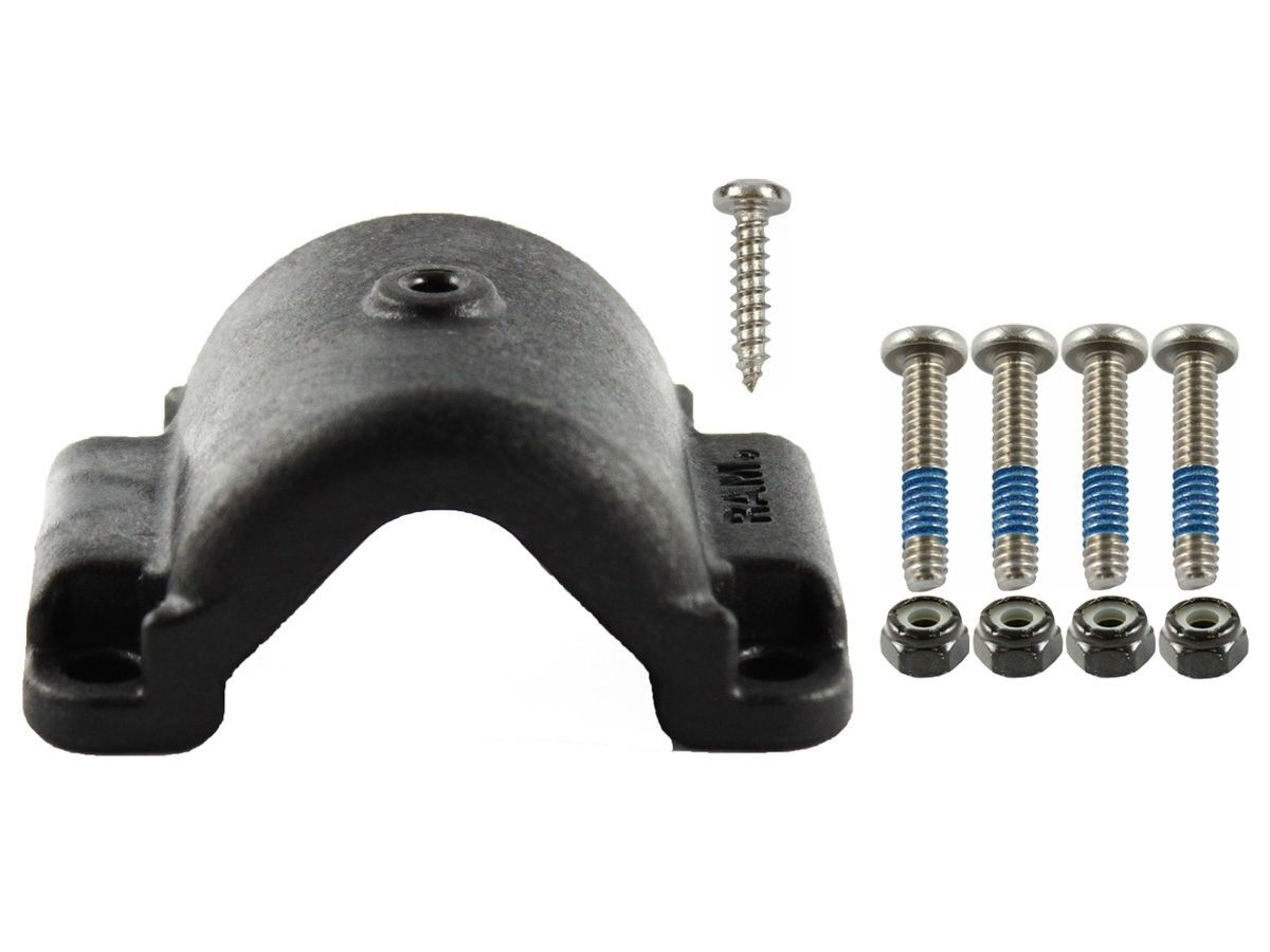 RAM Mounts Verbundstoff-Rohradapter für rechteckige Basisplatte (RAP-202-225) - Schrauben-Set, im Polybeutel