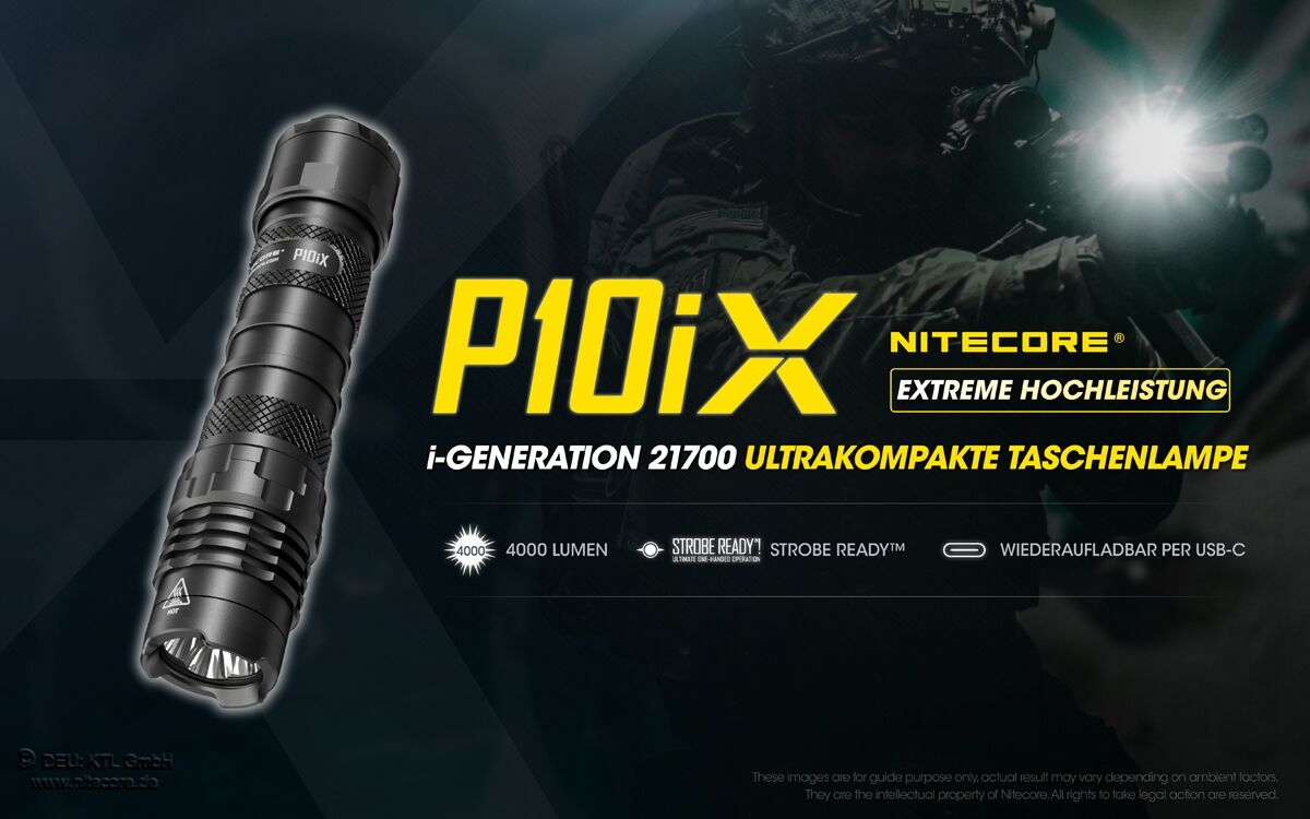 Nitecore P10iX - 4000 Lumen