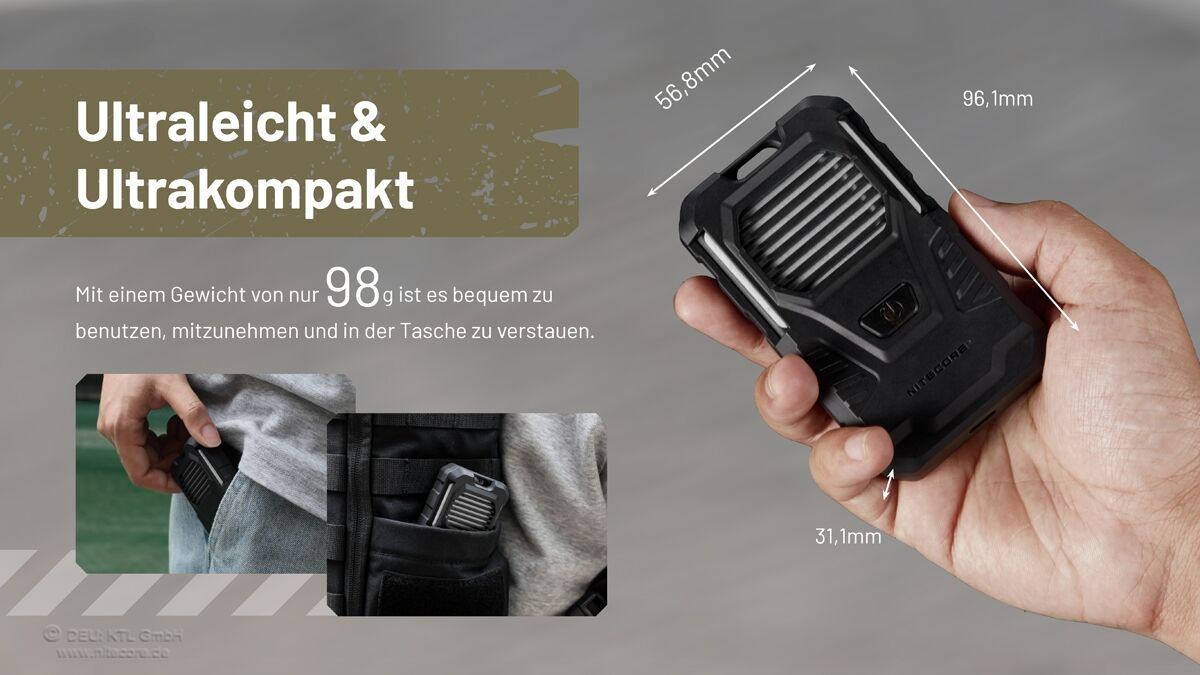 Nitecore EMR06 TAC - Mückenabwehr