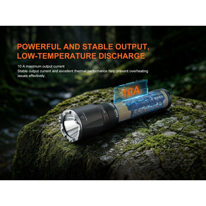 Fenix ARB-L21-5500 LiIon Akku 21700 mit 5500 mAh im Einsatz