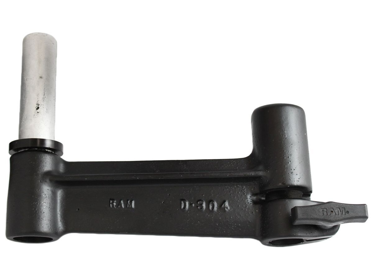 RAM Mounts Schwenkarm-Erweiterung mit Rohr (1 Zoll) - Sockel für Rohraufnahme (1 Zoll), im Polybeutel