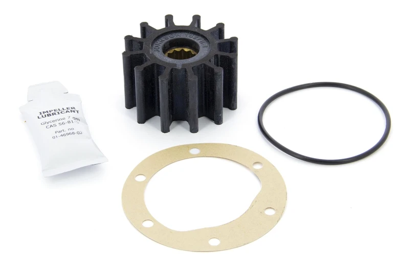 Vetus Impeller und Dichtung für Pumpe Typ40 in einer Komplettansicht.