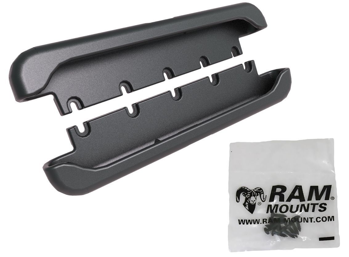 RAM Mounts Tab-Tite Endkappen für bis zu 8 Zoll Tablets inkl. Samsung Tab A 8.0 (ohne Schutzhülle) - Schrauben-Set