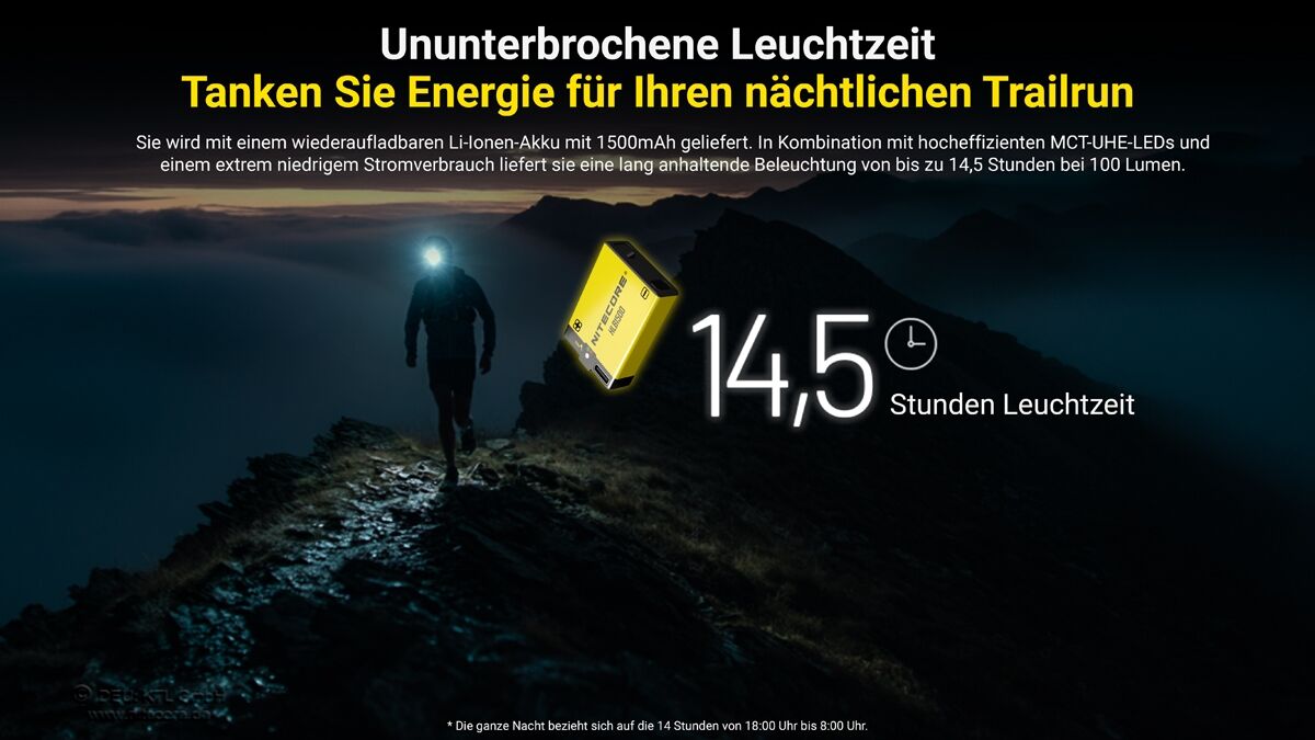 Nitecore UT27 MCT - 800 Lumen
