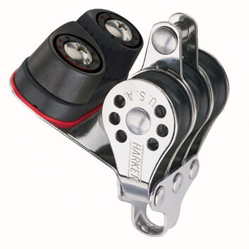 Harken Triple Micro Block w/Cam Cleat & Becket (231)