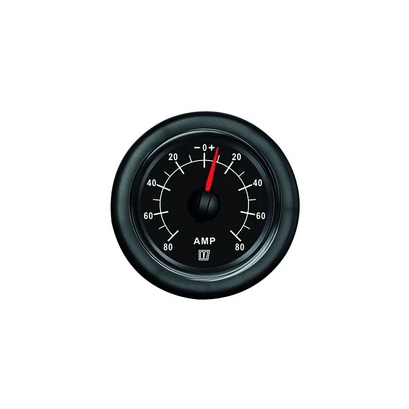 Vetus Amperemeter, schwarz, +/- 150 A, 12/24 Volt