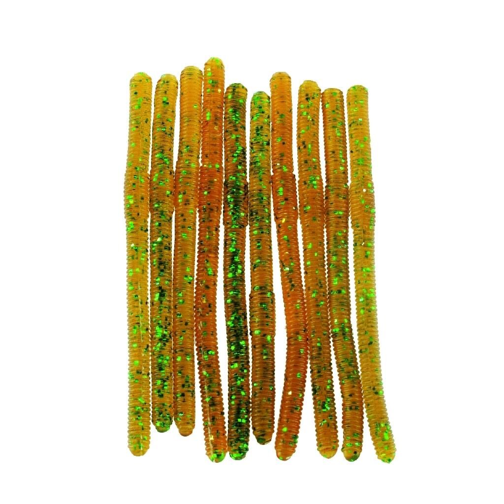 Jenzi Trout Dope Trout & Perch Spaghetti-Form Brown/Green  Anzahl 10 St/SB