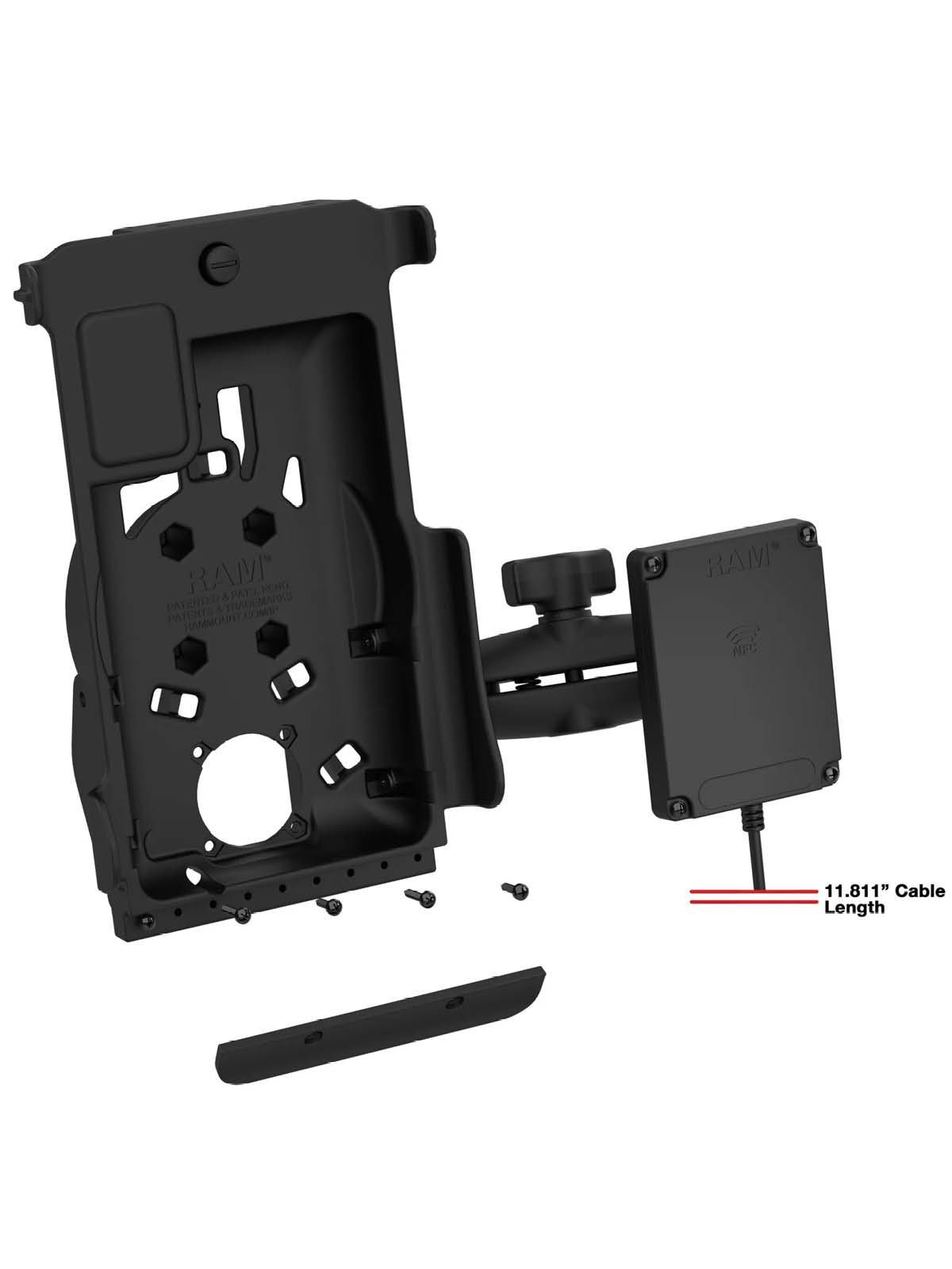 RAM Mounts GDS Tough-Dock Body für Samsung Tab Active3 & Active5 - In IntelliSkin Next Gen Schutzhülle - Mit NFC-Repeater