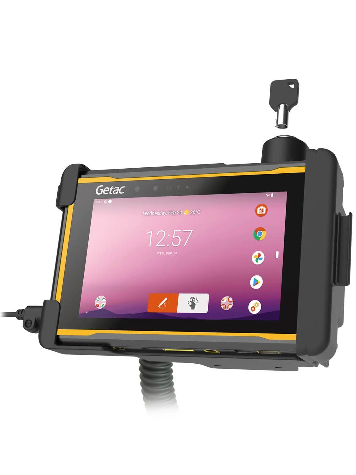 RAM Mounts Form-Fit Halteschale (Schlüsselverriegelung) für Getac ZX70 Rugged Tablet - Vent-Temp Kompatibel