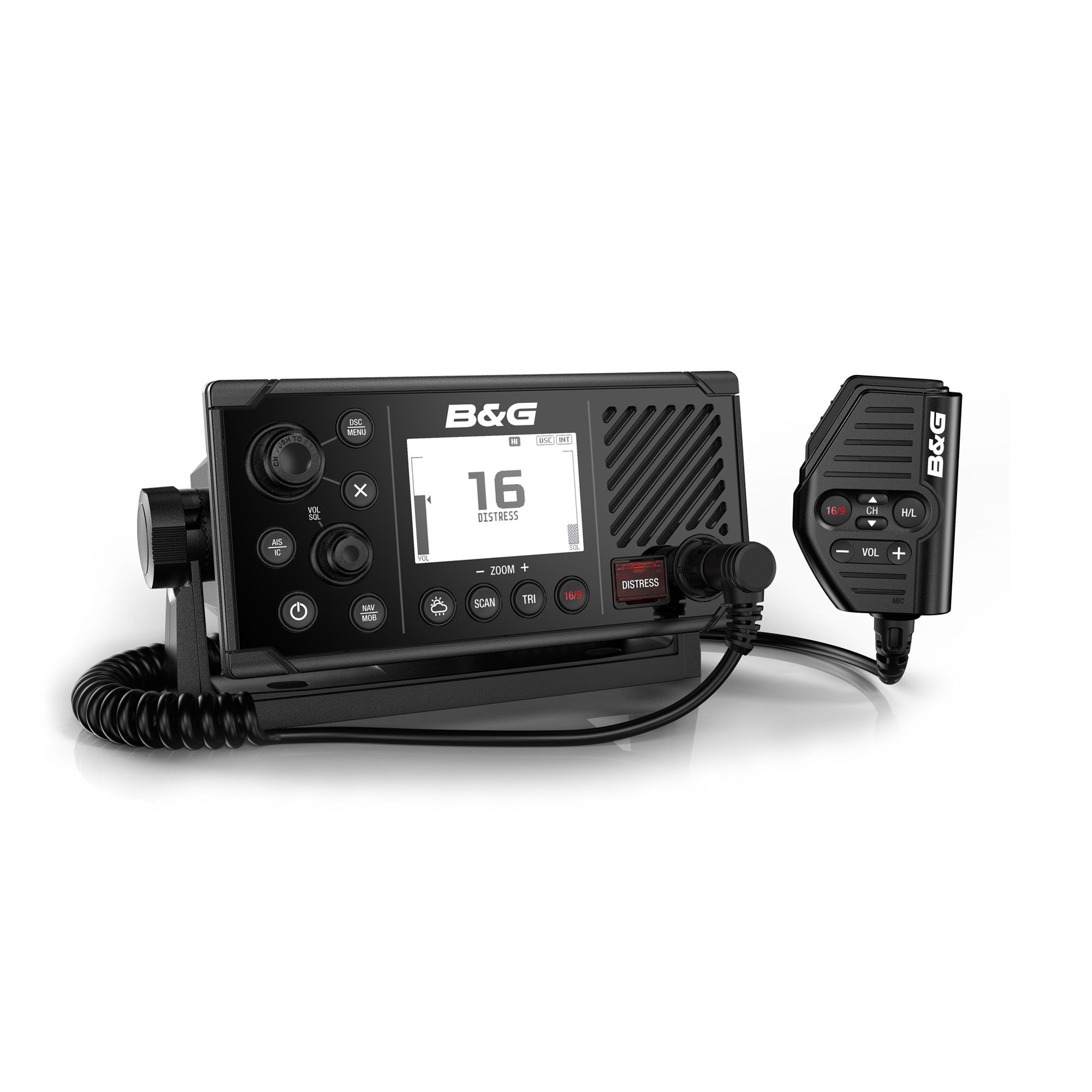 V60-Right-Facing-_24747 B&G V60 UKW Funkanlage DSC/ATIS mit AIS Empfänger