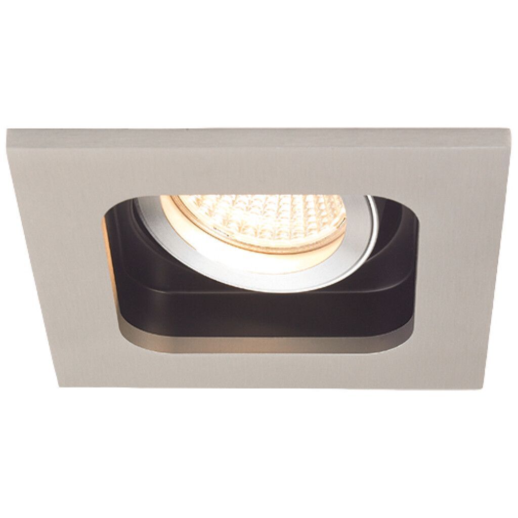 LED-Einbauleuchte EBQ70-1 (Slave), silber, 6,2 W, DC 10-30V, 3.000K, 635 lm, 38°, schwenkbar