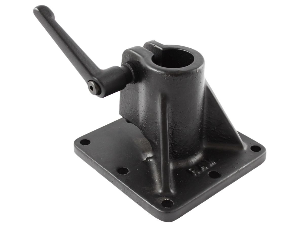 RAM Mounts Bodensockel für Schwenkarme - 127 x 127 mm, Rohraufnahme (Durchmesser 1 Zoll), Drehverschluss, im Polybeutel