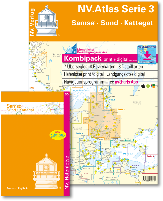NV Kombipack Atlas Serie 3 Samsø - Sund - Kattegat