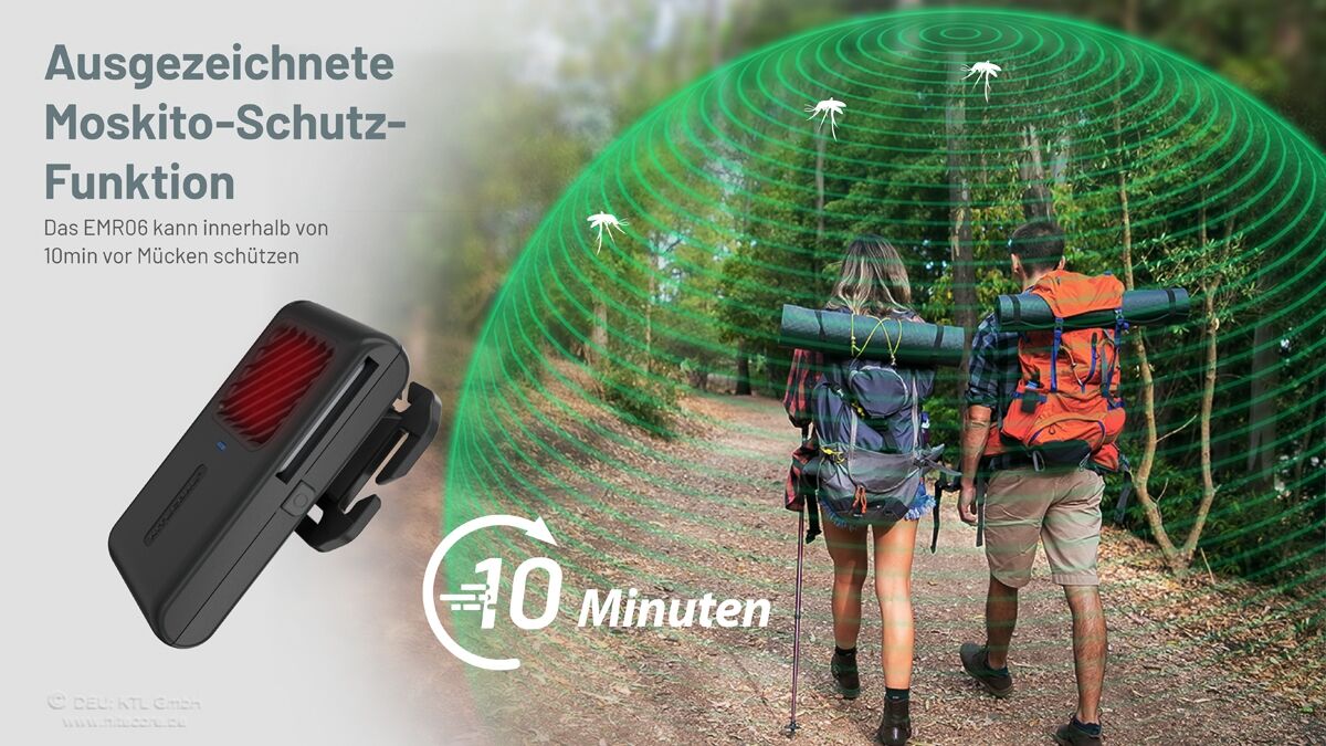 Nitecore EMR06 - Mückenabwehr, integrierter Akku
