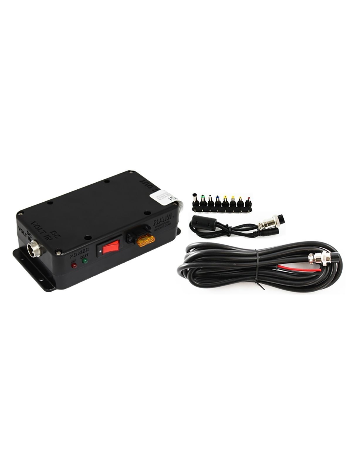 RAM Mounts Strom-Adapter für Laptop-Halterungen - Eingangsspannung 12-28 V (Gleichstrom), 6 Ausgänge